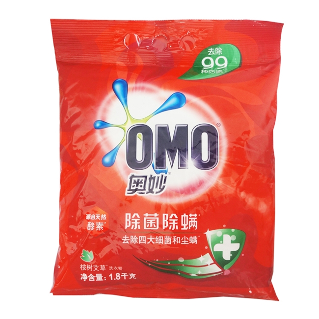 奥妙除菌除螨洗衣粉1800gx6new